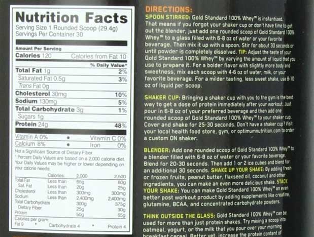 Optimum-Nutrition-100-Whey-Gold-Standard-2-Pound-nut-label