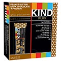 KIND PLUS, Peanut Butter Dark Chocolate + Protein, Gluten Free Bars (Pack of 12)