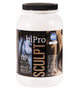 BiPro Whey Protein Isolate, 2lb. (41 Servings), Unflavored, NSF Certified for Sport