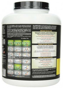 CytoSport Muscle Milk Banana Creme Side Label