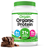 Orgain Organic Best Vegan Protein Powder, Creamy Chocolate Fudge - 21g Plant Based Protein, Gluten Free, Dairy Free, Lactose Free, Soy Free, No Sugar Added, Kosher, For Smoothies & Shakes - 2.03lb