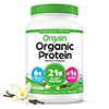 Orgain Organic Best Vegan Protein Powder, Vanilla Bean - 21g Plant Based Protein, Gluten Free, Dairy Free, Lactose Free, Soy Free, No Sugar Added, Kosher, For Smoothies & Shakes - 2.03lb